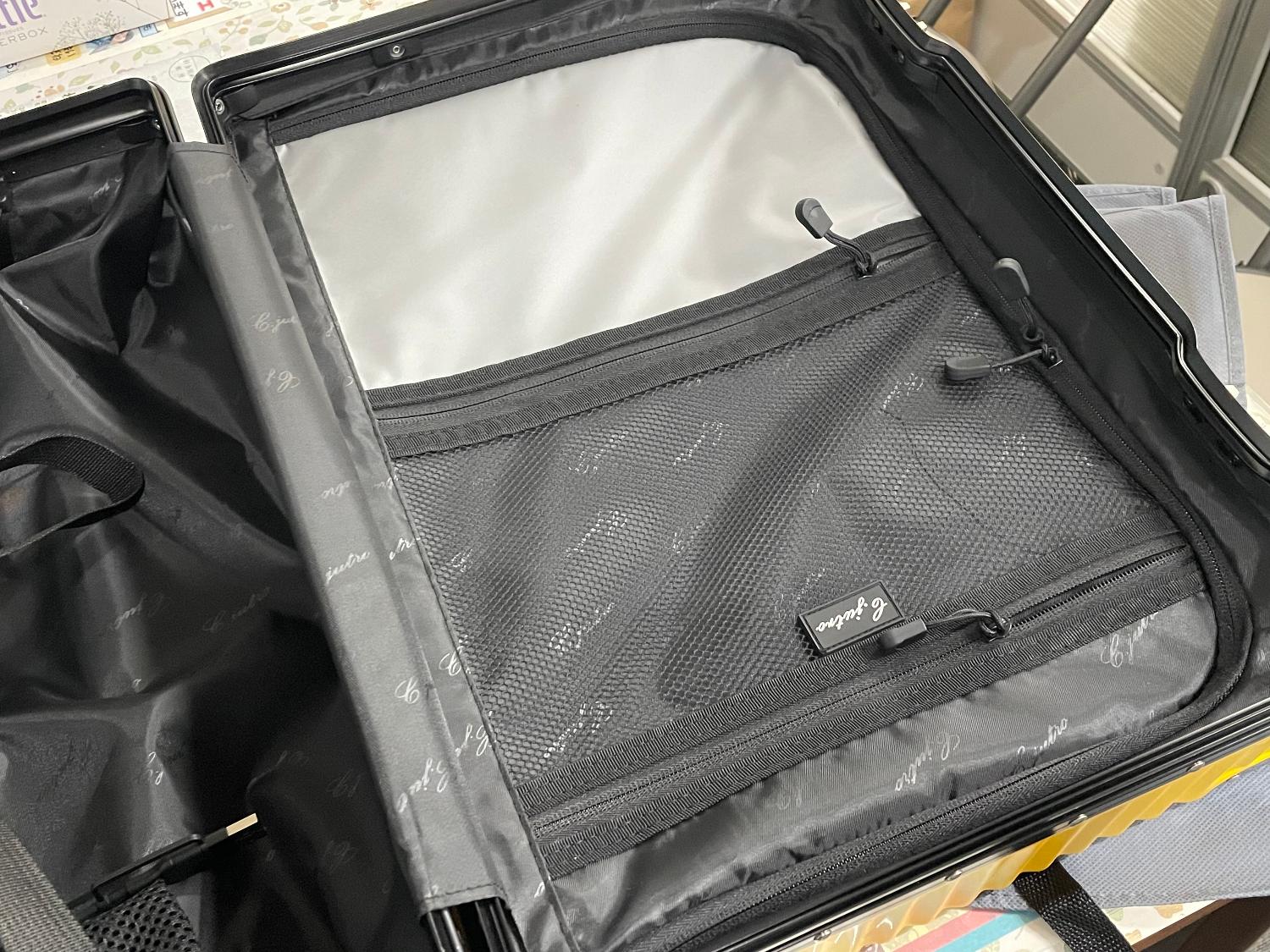 ★TVメディアで紹介★正規品 スーツケース キャリーケース キャリーバッグ 機内持ち込み 1泊2日 2泊3日 3泊4日  C.jutroスーツケース スーツケース口コミ フレームタイプスーツケース レビュー画像5