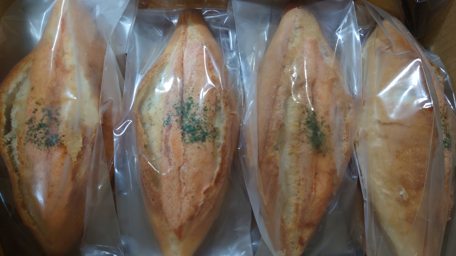 博多めんたいフランス 10本セット ☆ パン屋むつか堂 ☆ お得用 送料無料 明太フランス 焼成冷凍パン グルメ 国産小 博多めんたいフランス むつか堂 明太フランス レビュー画像5