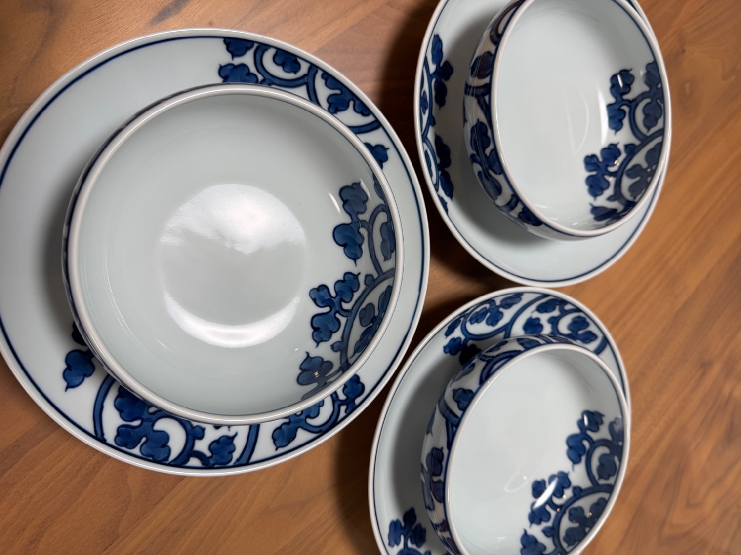 楽天市場】【ふるさと納税】有田焼 源右衛門窯 染付唐草文 組皿 1組