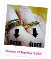 ֡ڳŹǯǰHouse of Harlow 1960 (ϥ֥ϡ1960) ɥ(4mm)/Thin Stack Ring Yellow Goldפξʥӥ塼ܺ٤򸫤