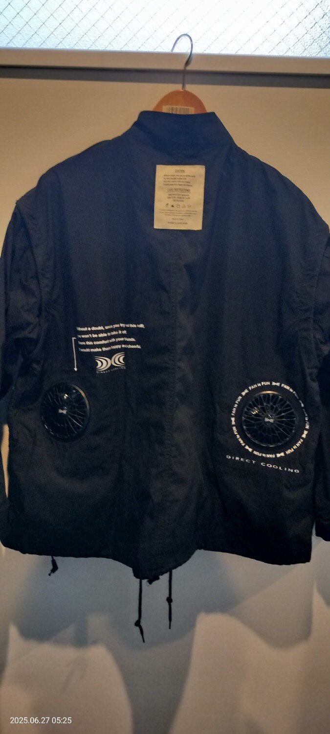 空調服 BEAMS DESIGN ブラック Lサイズ