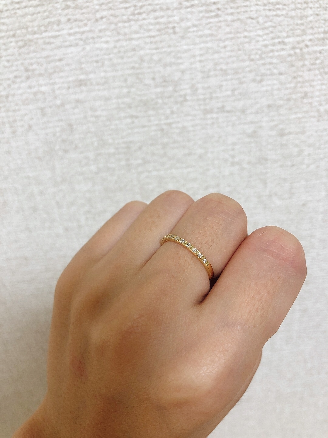 楽天市場 エタニティリング ダイヤ ダイヤモンド エタニティ リング 18金 リング レディース 指輪 シンプル 10石 0 10ct K18 ゴールド ピンキーリング 1号 ピンクゴールド イエローゴールド 重ねづけ 細め 華奢 ダイヤリング ハーフエタニティリング 婚約指輪 4月誕生石