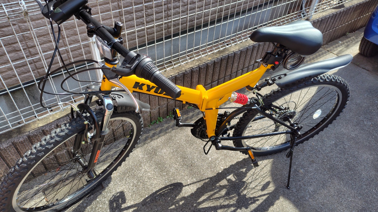 楽天市場】折りたたみ自転車 26インチ 18段変速 マウンテンバイク MTB ダブルサスペンション 街乗り 通勤 通学 サイクリング 折畳自転車  折り畳み自転車 自転車 通販 KYUZO KZ-104(自転車の九蔵) | みんなのレビュー·口コミ