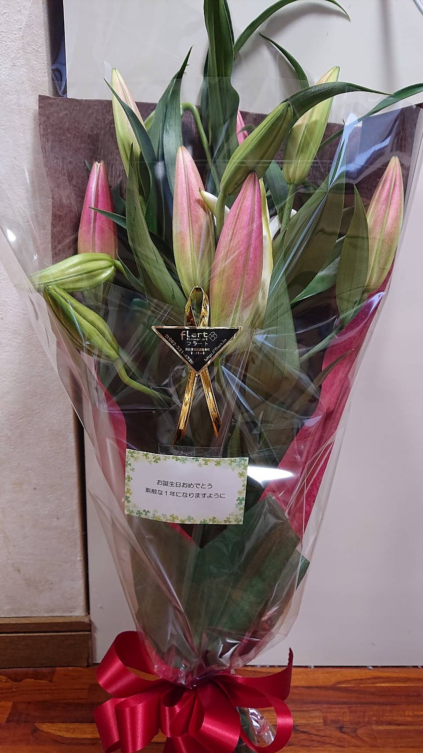 カサブランカ福袋 カサブランカとピンク百合の花束 カサブランカ ユリ 御供 御祝 父の日 百合 記念日 誕生日 【69%OFF!】 御祝