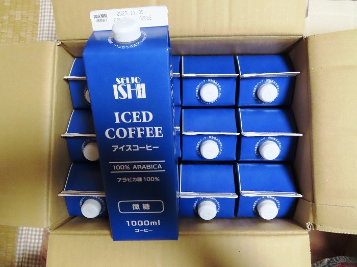 激安超安値成城石井 アイスコーヒー微糖 12本セット 1000ml×12本入 ビール・洋酒
