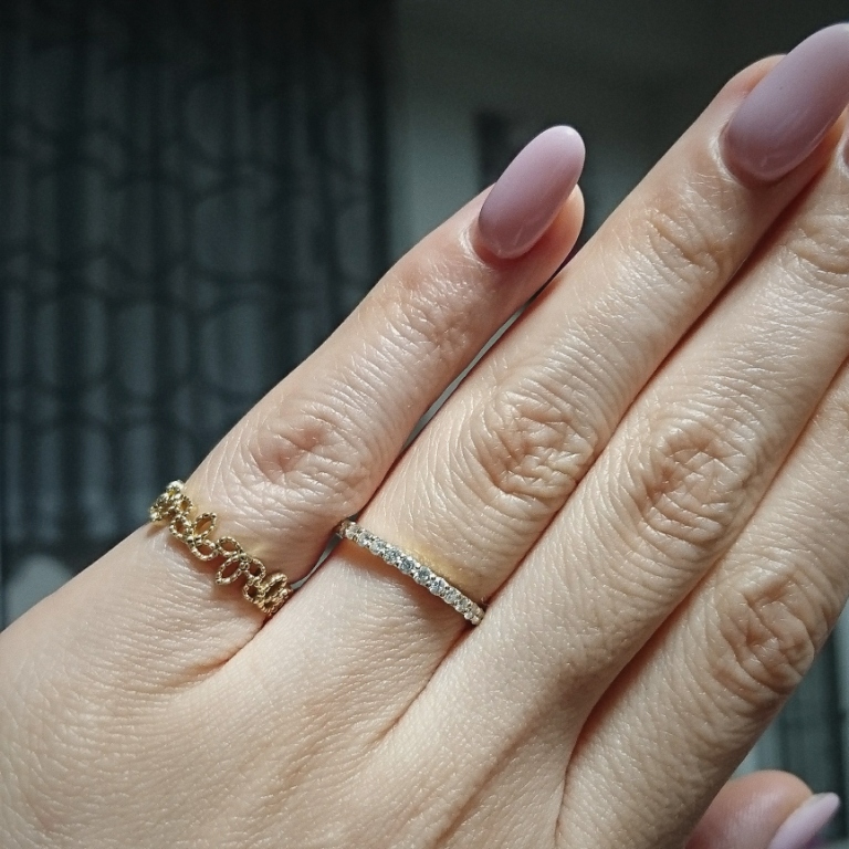 楽天市場】☆まっす☆さんさんのK18YG 0.3ct ダイヤモンド エタニティ 