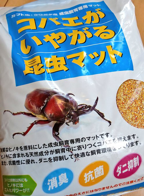 ミタニ コバエがいやがる昆虫マット 5L カブトムシ クワガタ 成虫用マット 昆虫マット お一人様10点限り 関東当日便(charm  みんなのレビュー·口コミ