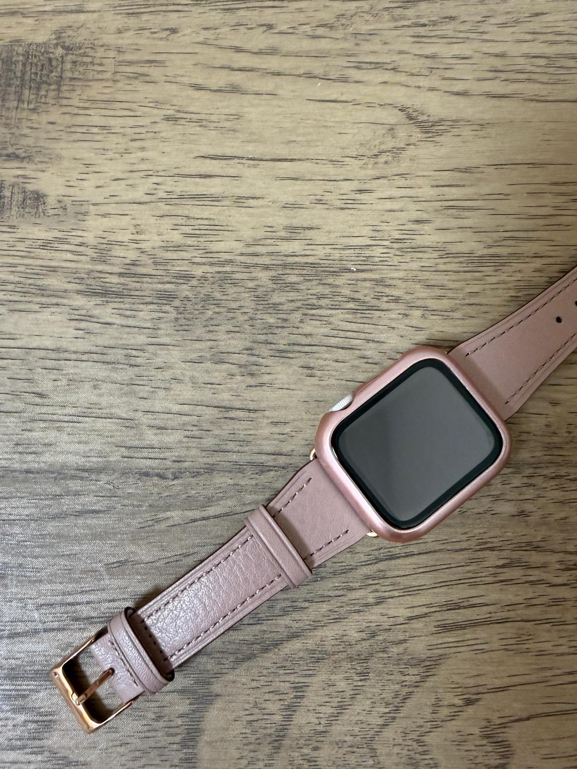 アップルウォッチ バンド レディース 革 本革 裏面防水 イタリアン レザー ベルト アップルウォッチバンド くすみカラ アップルウォッチバンド クロカラント イタリアンレザー レビュー画像10
