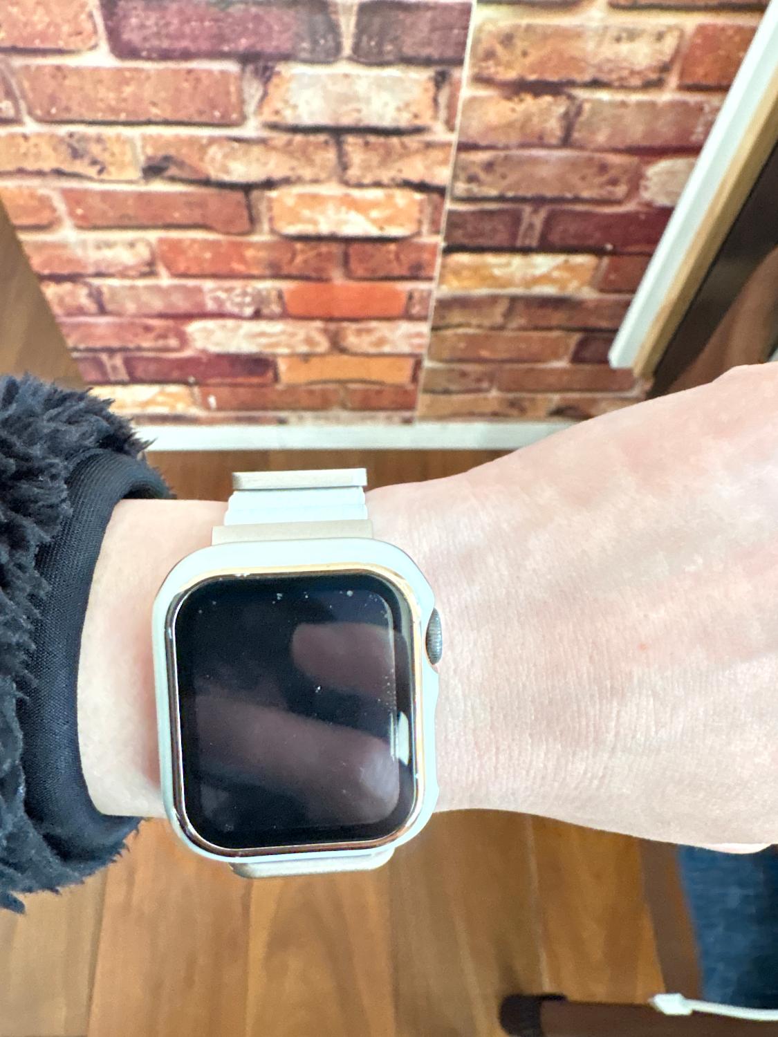 アップルウォッチ バンド 替え ベルト レディース かわいい マグネット レザー PU くすみカラー apple wat アップルウォッチバンド くすみカラー マグネットバンド レビュー画像3