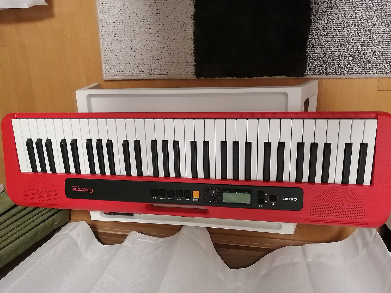 楽天市場】【別売ラッピング袋あり】 CASIO CT-S200 RD レッド 61鍵盤