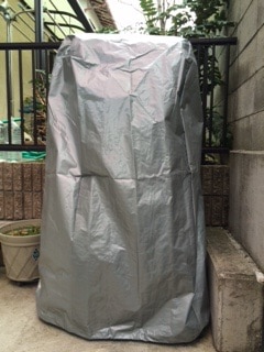 タイヤラック スリム 屋外 縦置き KSL-590Cカバー付 縦置き 横置き 4本 屋外 ステンレス 軽自動車 普通自動 タイヤラック アイリスオーヤマ KSL-590C レビュー画像6