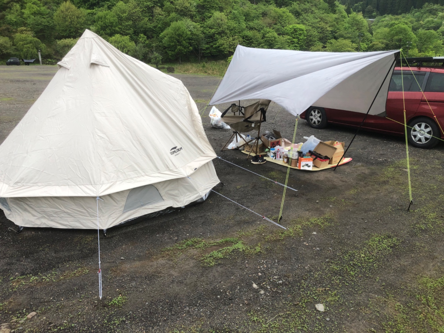 楽天市場】Soomloom ワンポールテント 3~4人用テント ベル型