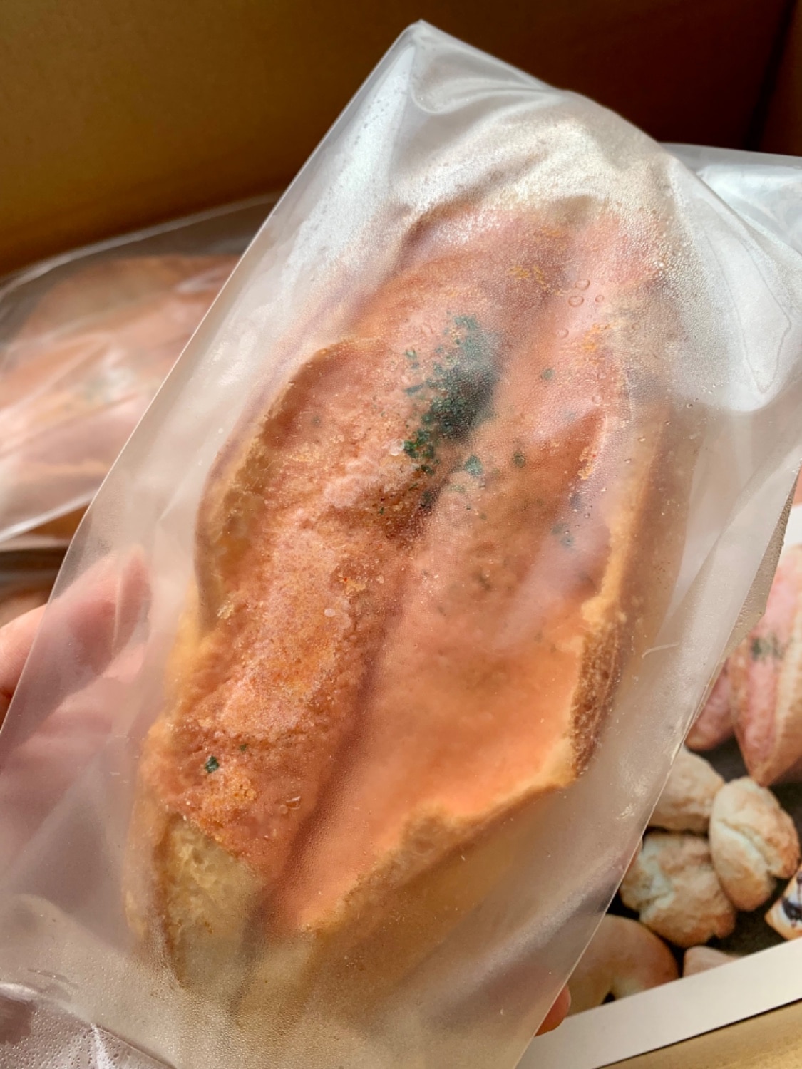 博多めんたいフランス 10本セット ☆ パン屋むつか堂 ☆ お得用 送料無料 明太フランス 焼成冷凍パン グルメ 国産小 博多めんたいフランス むつか堂 明太フランス レビュー画像8