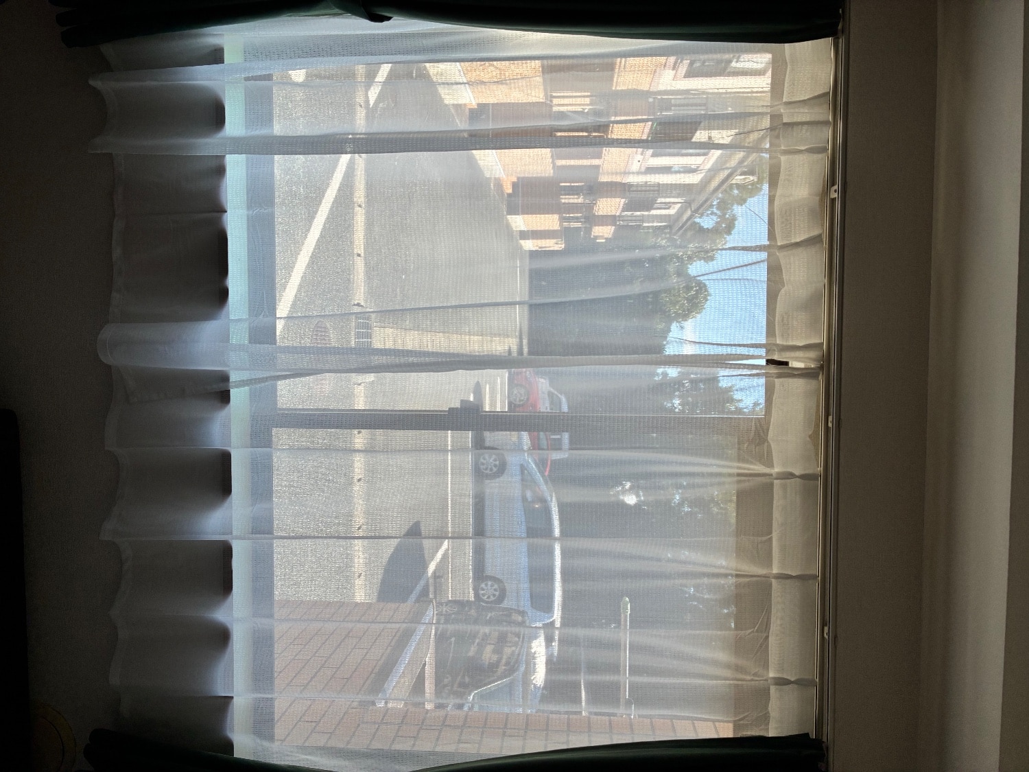 レースカーテン ミラー カーテン おしゃれ 見えにくい UV 2枚組 幅100 ミラーレースカーテン レースカーテン口コミ 見えにくいカーテン レビュー画像7