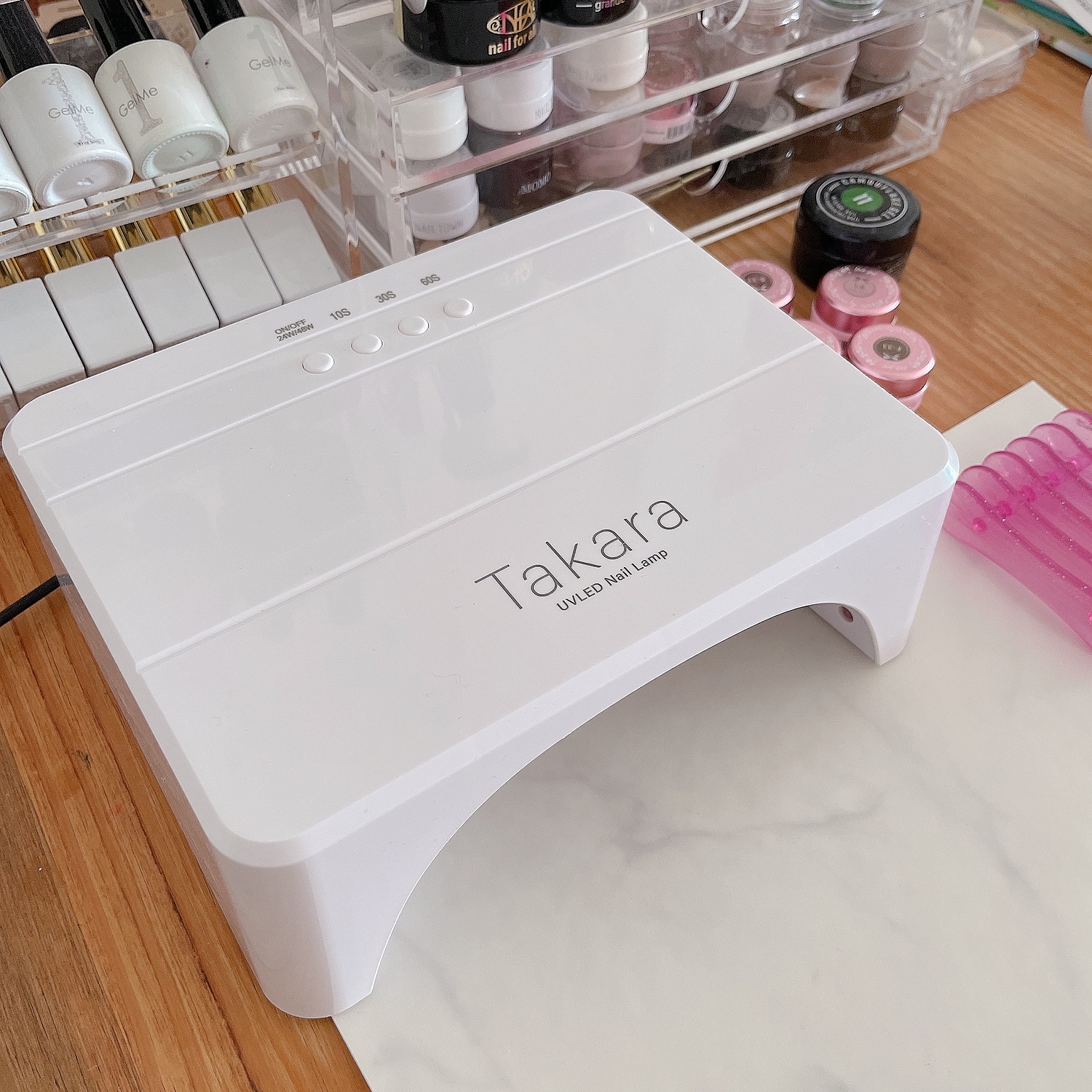 TAKARA NAIL ジェルネイルライト LED-UV ネイルライト 48W - 手入れ用具