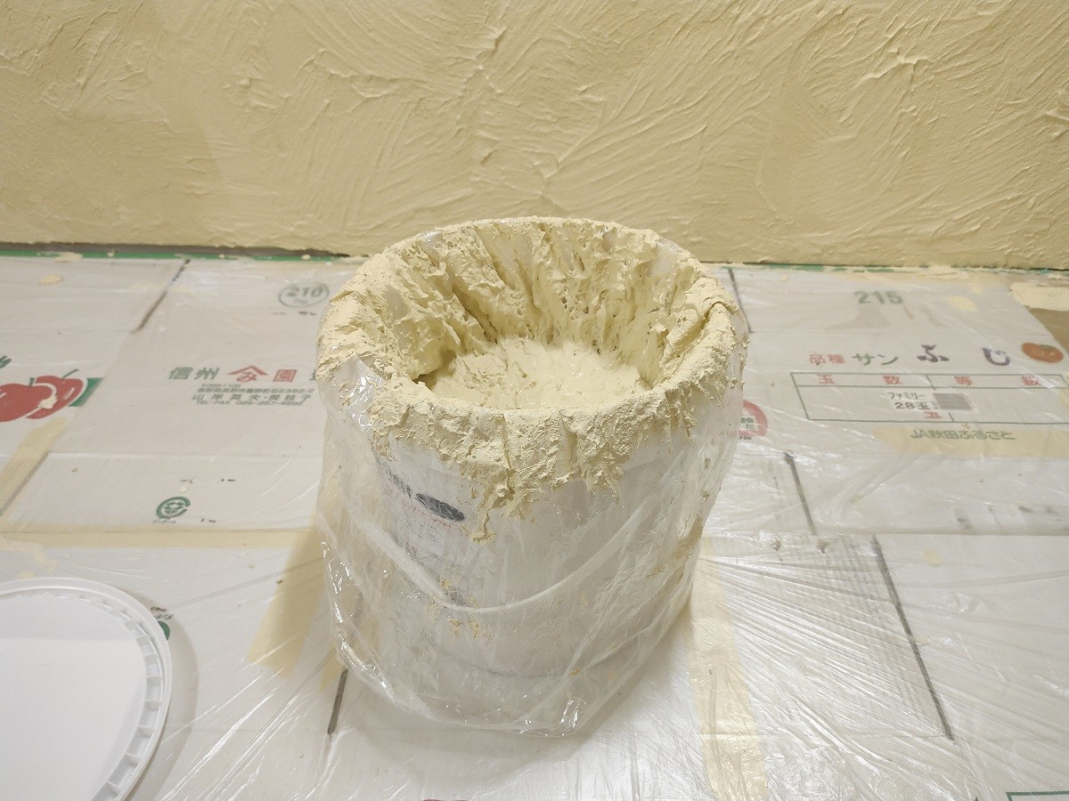 フジワラ化学 内装壁用水性厚塗りタイプ 珪藻土壁材MIX ミックス 10kg