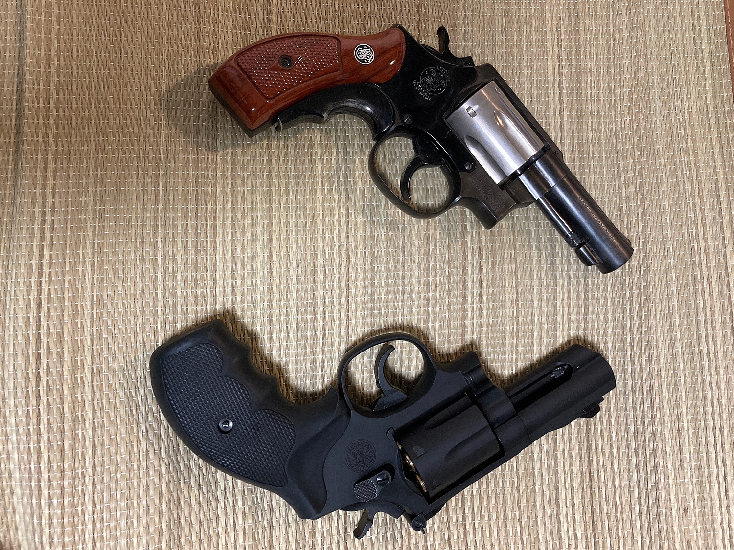 タナカ モデルガン S&W M19 3インチ “K-Comp” HW Ver.3 タナカワークス: ハンドガン本体 S&W M19 PC 3in K-comp HW Ver3