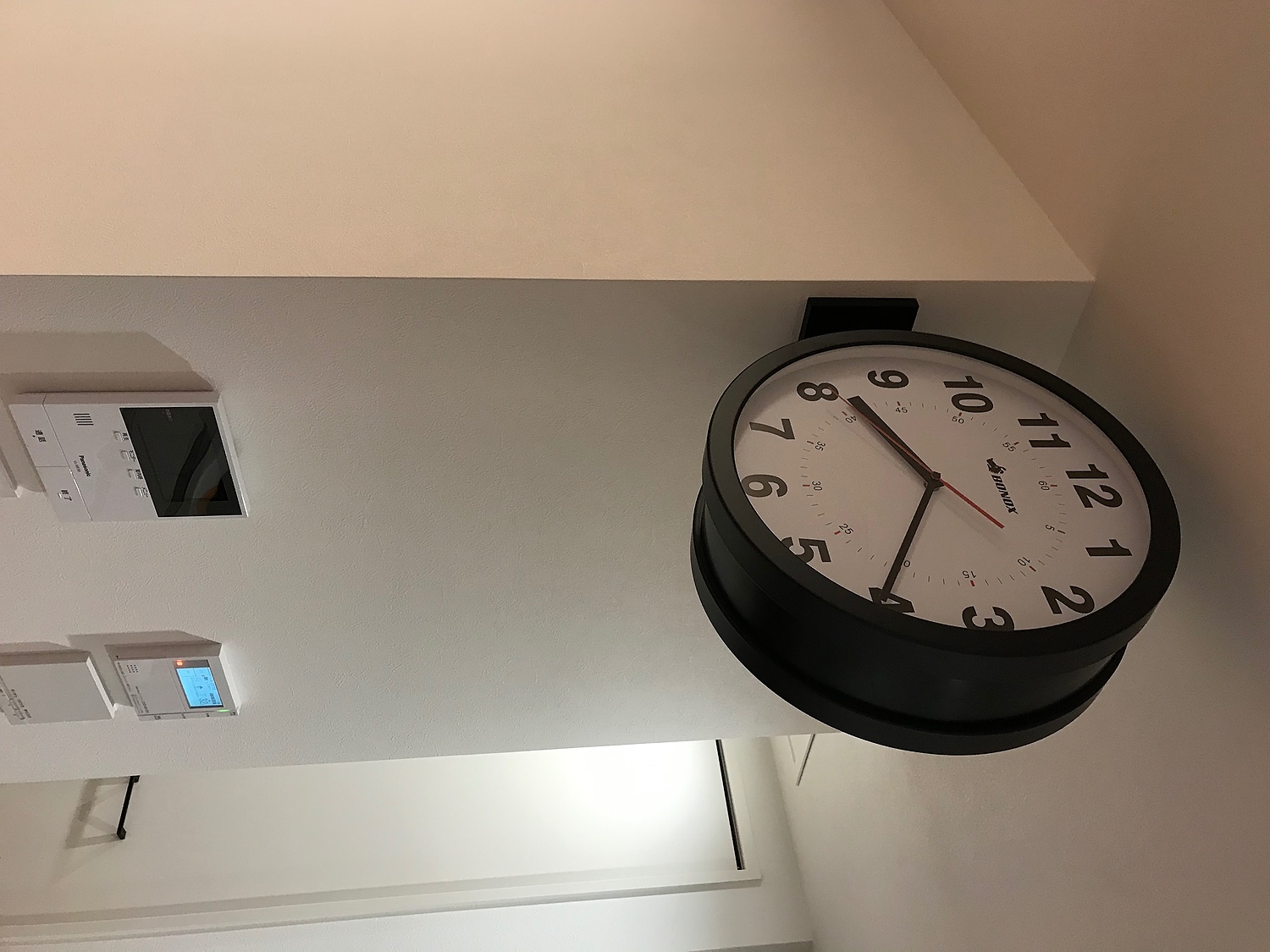 DULTON ONLINE SHOP | DOUBLE FACE WALL CLOCK BLACK(BLACK