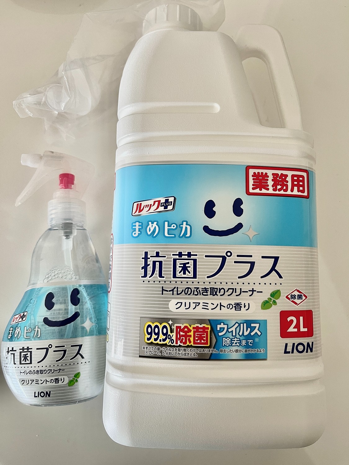 ライオン ルック まめピカ 抗菌プラス トイレのふき取りクリーナー