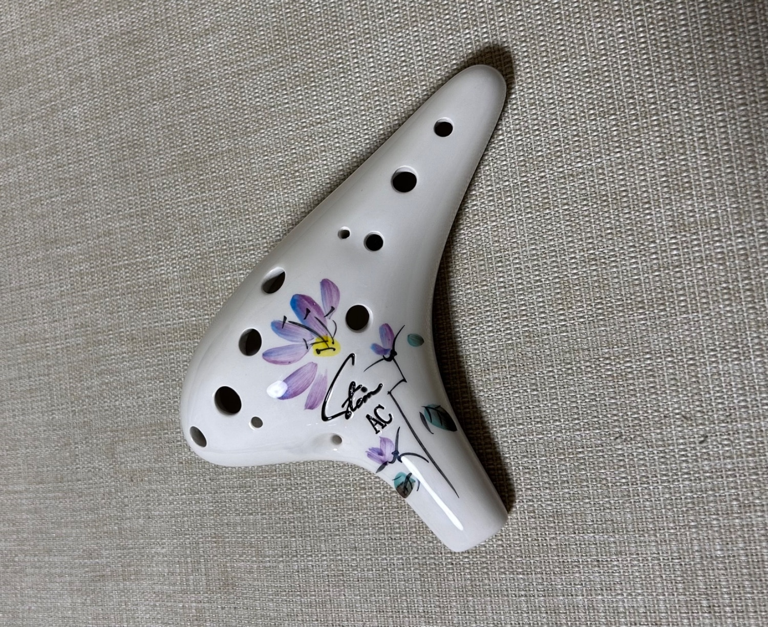 楽天市場】Focalink（フォーカリンク） オカリナ アルトC管 “磁器製”花