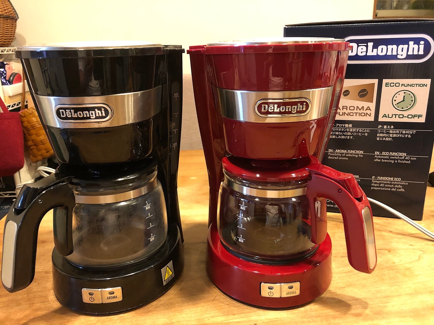 【楽天市場】デロンギ アクティブ シリーズ ドリップコーヒーメーカー [ICM14011JR] レッド delonghi 公式 コーヒー