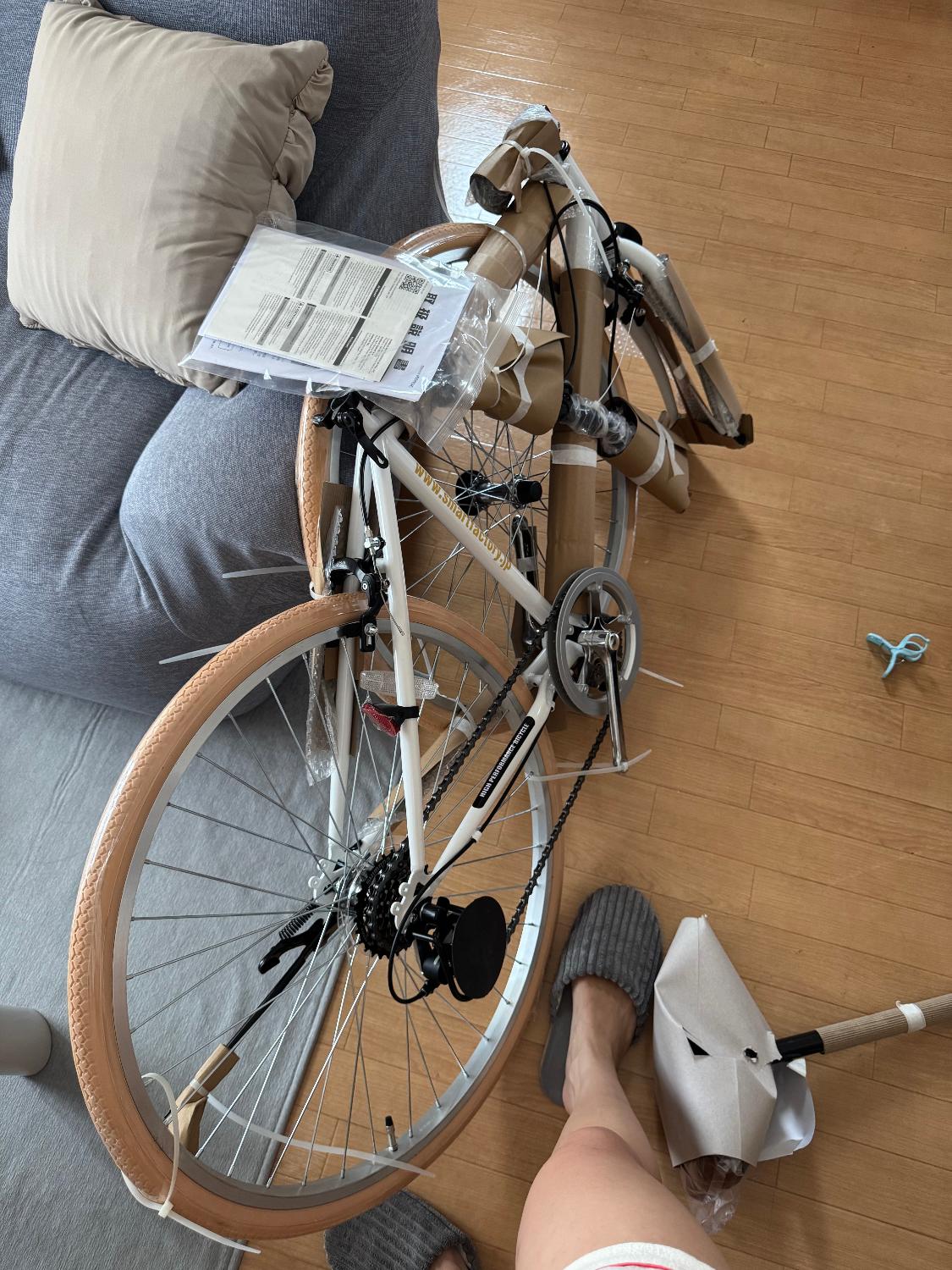 クロスバイク 自転車 8年連続1位 《動画あり》 シマノ 6段変速 26インチ 自転車 700C 自転車 カゴ キャリア クロスバイク GRAPHIS GR001 レビュー画像3