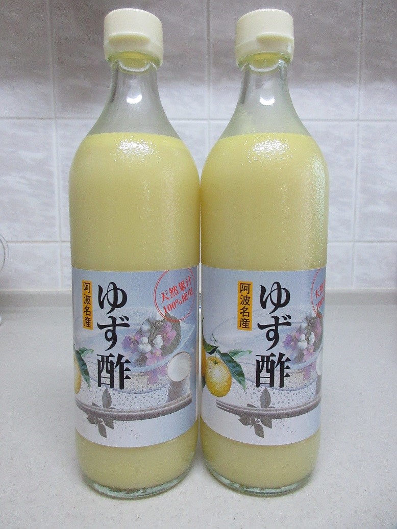 ゆず酢 500ml×2本 ゆず果汁100% 水炊きやお寿司 お刺身や酢の物 ドレッシングなどのお料理に焼酎の割材にも 【大注目】