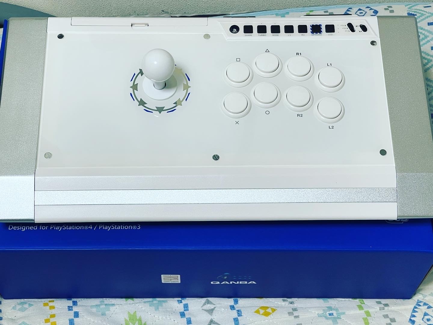 アケコン】qanba pearl ボタン換装済 - 家庭用ゲーム本体