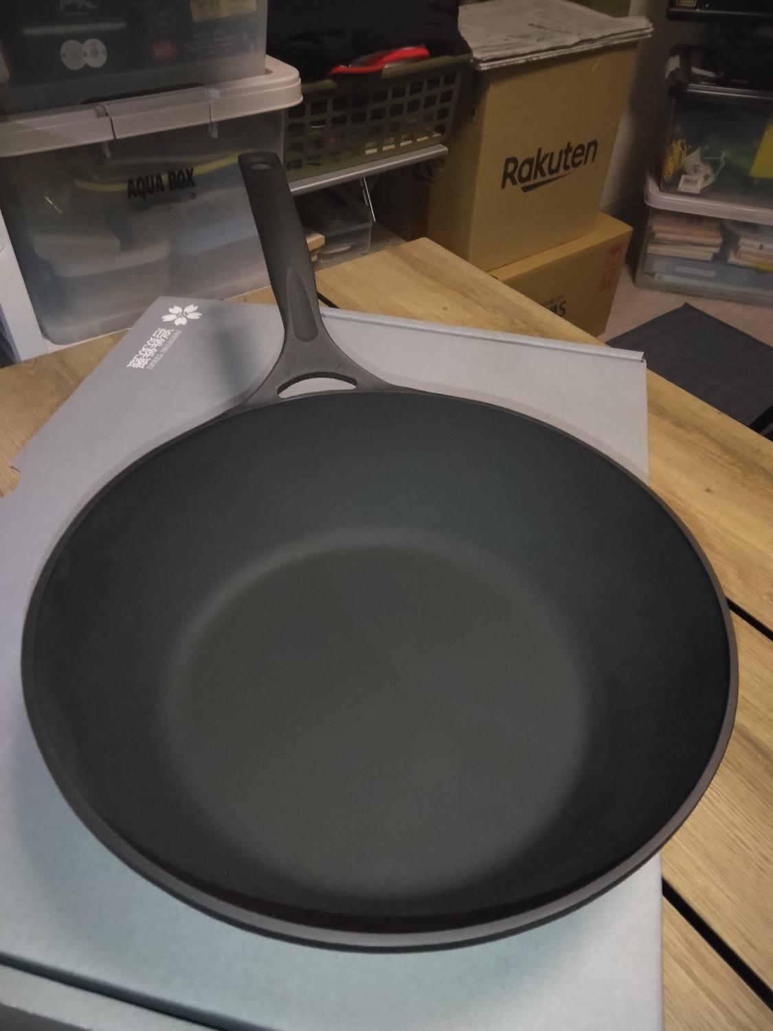 J1801 ほぼ未使用品 岩鉄鉄器 IWATETSU TEKKI ダクタイルディープパン