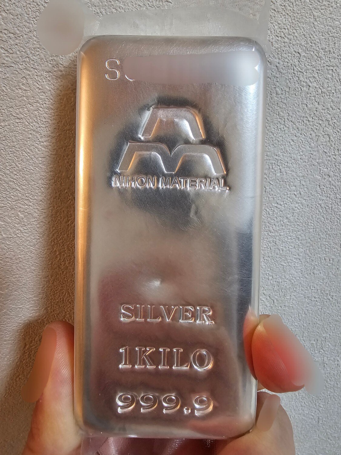 楽天市場】純銀 インゴット 日本マテリアル 1kg 新品 シルバー バー