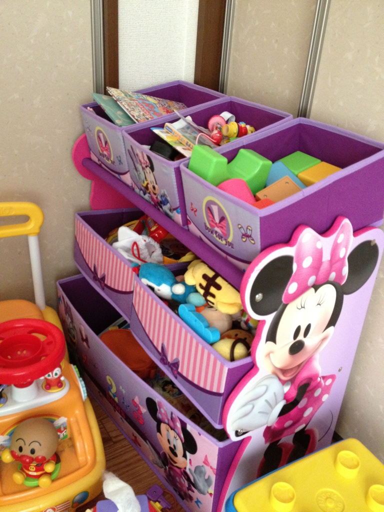 楽天市場 在庫限り ディズニー ミニーマウス Multi おもちゃ箱 棚 Disney Minnie Mouse Multi Bin Organizer Tbmn キッズ ベビー用品 パラニーニョ みんなのレビュー 口コミ