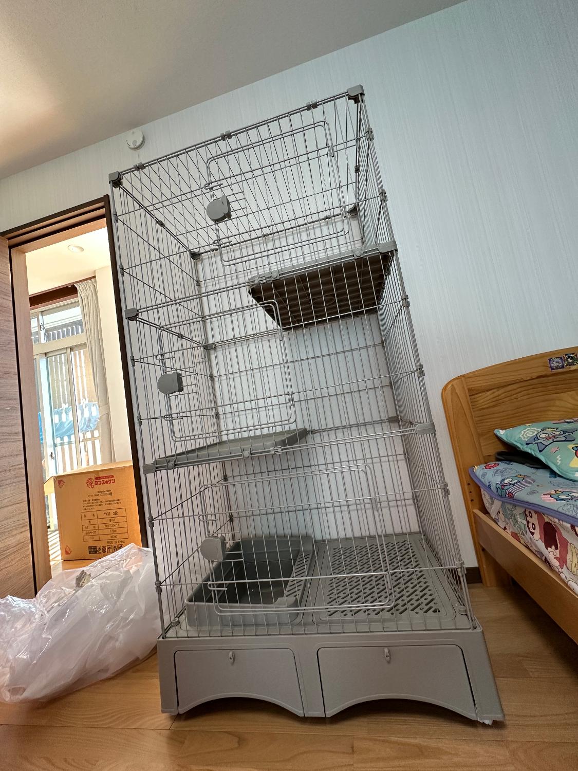 楽天市場】【本日クーポン3％引】 楽天1位 トイレ付き キャットケージ3