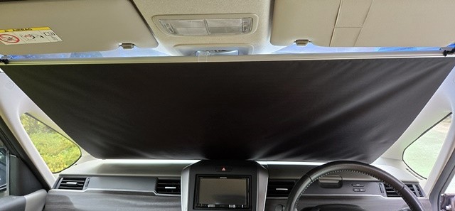 楽天市場】サンシェード 車 シンシェード 常時取付型 フロント