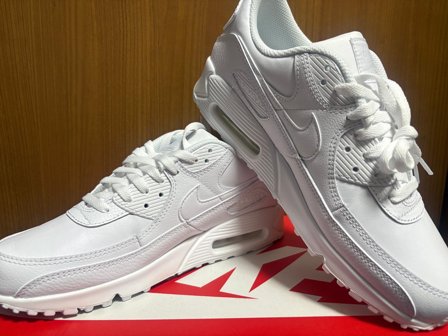 楽天市場】NIKE AIR MAX 90 LTR ナイキ エア マックス 90 レザー WHITE