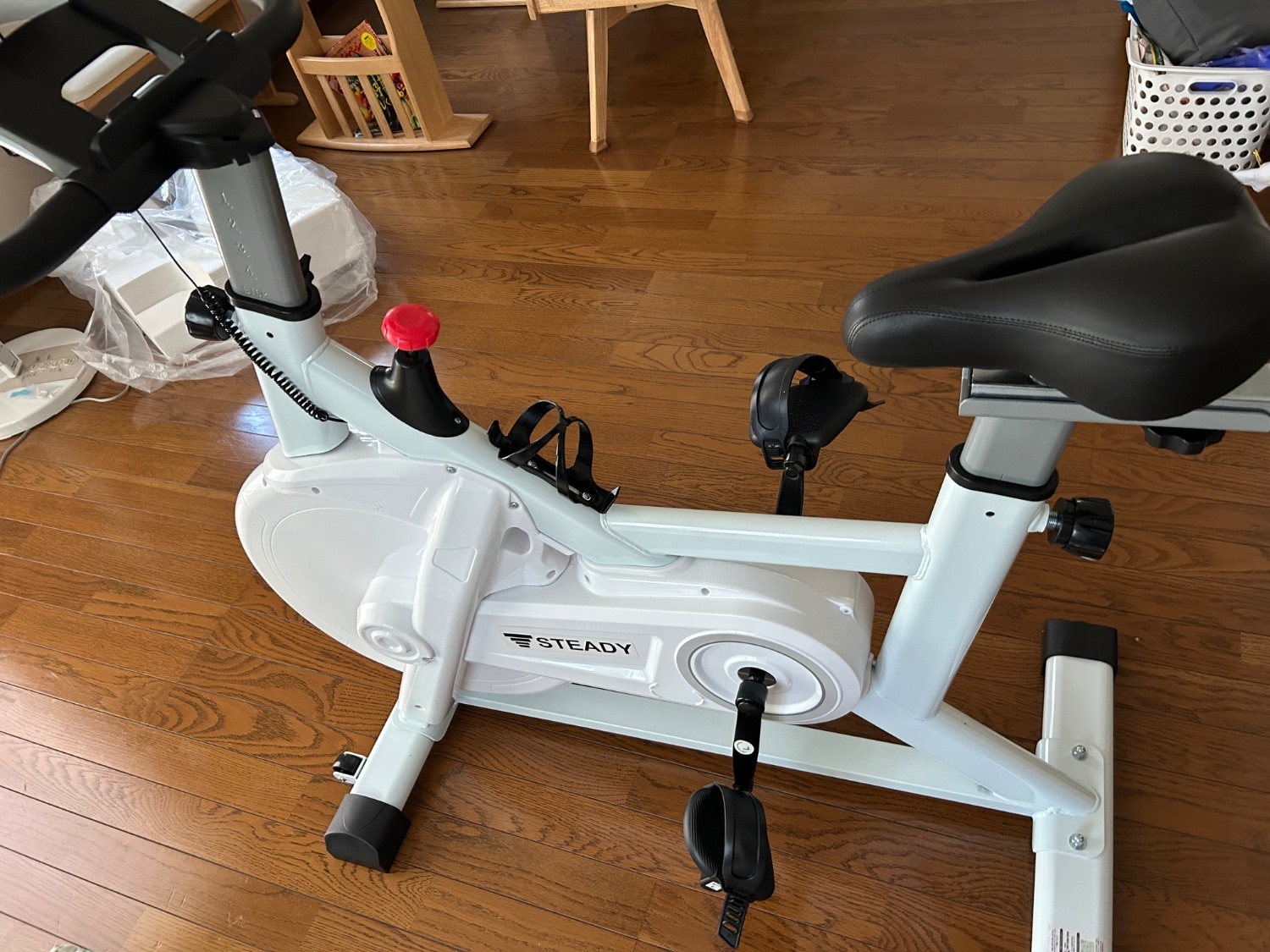STEADY スピンバイク ST128 ホワイト ステディ STEADY フィットネス 