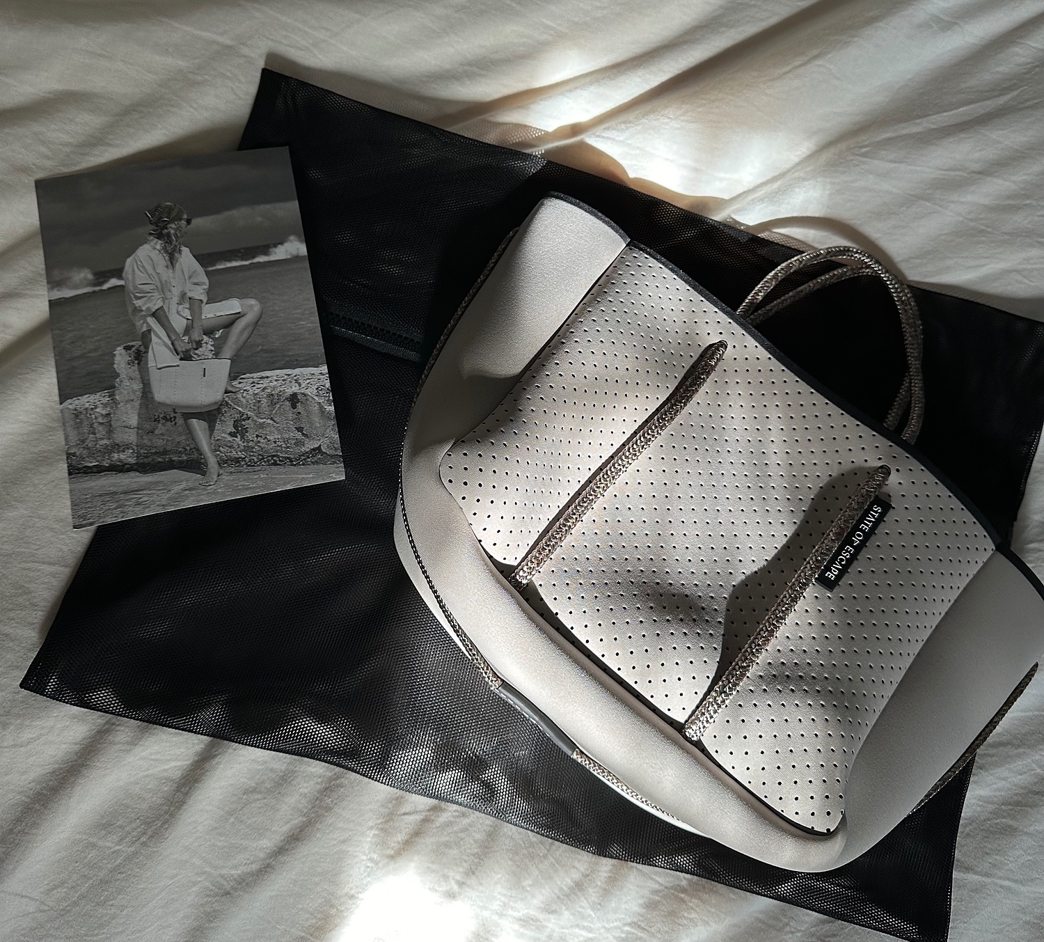 ステイトオブエスケイプ エスケープ トート セージグリーン ブレンドロープ｜Totes