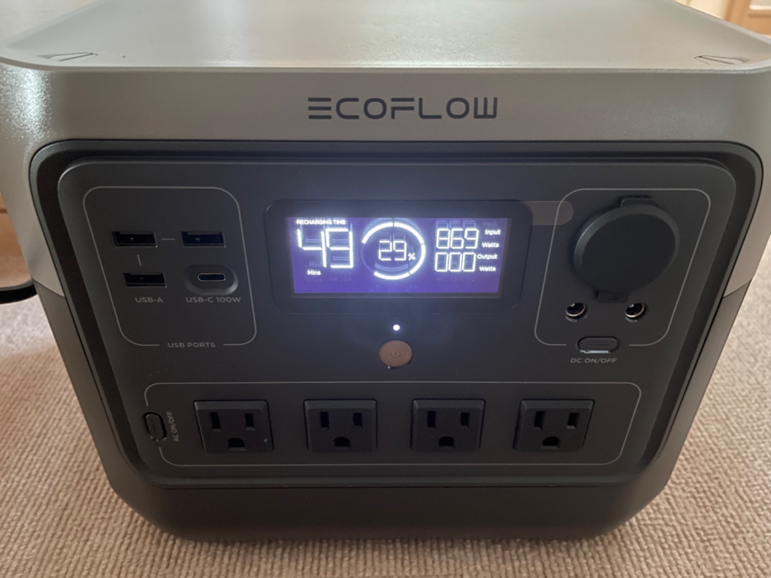 EcoFlowRIVER2Pro ポータブル電源口コミ ソーラーパネルセット レビュー画像4