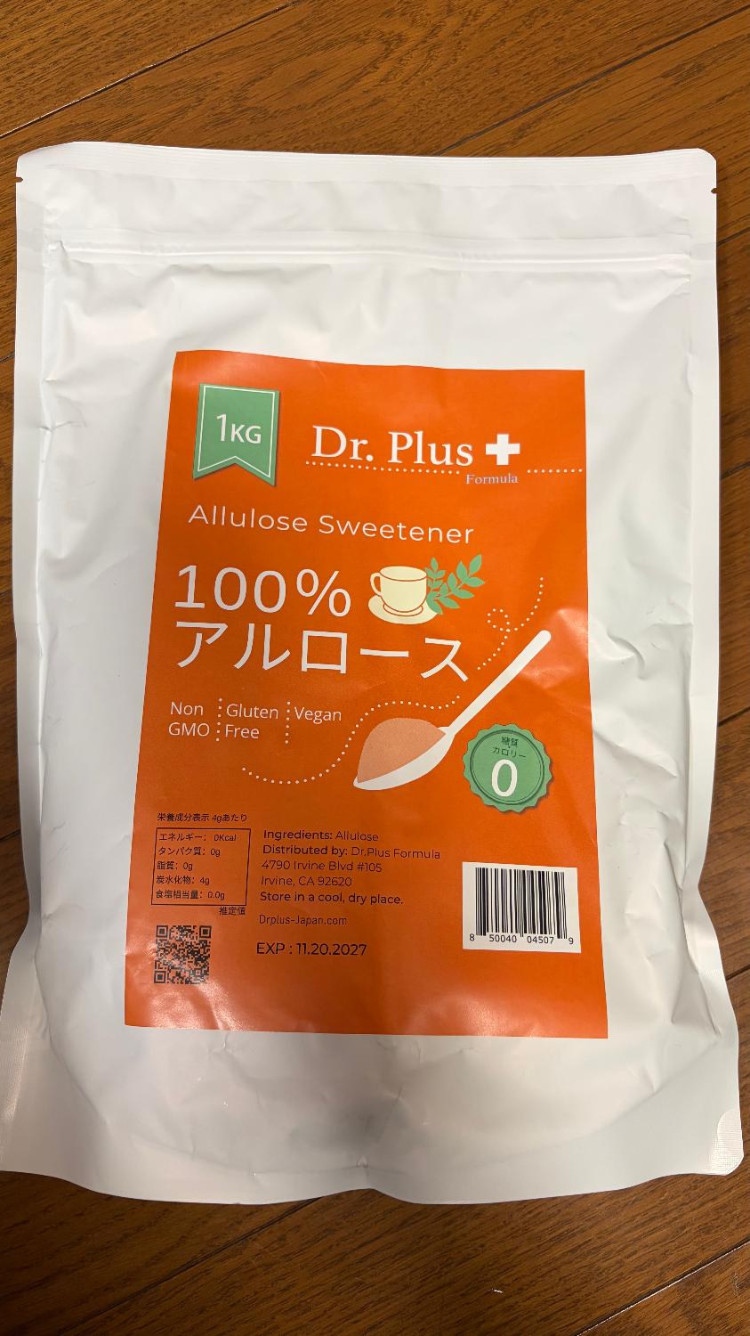楽天市場】【大容量1キロ】アルロース 1kg 100％ 希少糖 甘味料 大容量