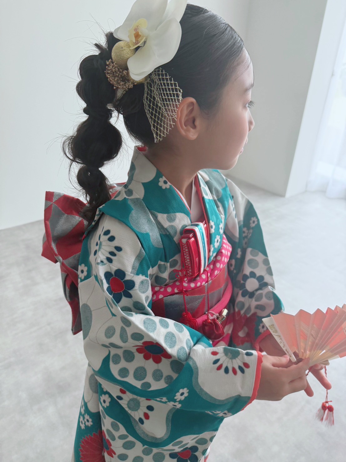 modern antenna☆お洒落度マックスにレトロ感卓越した7歳七五三向祝着 楽天市場】【レンタル】七五三 着物 7歳 フルセット レンタル