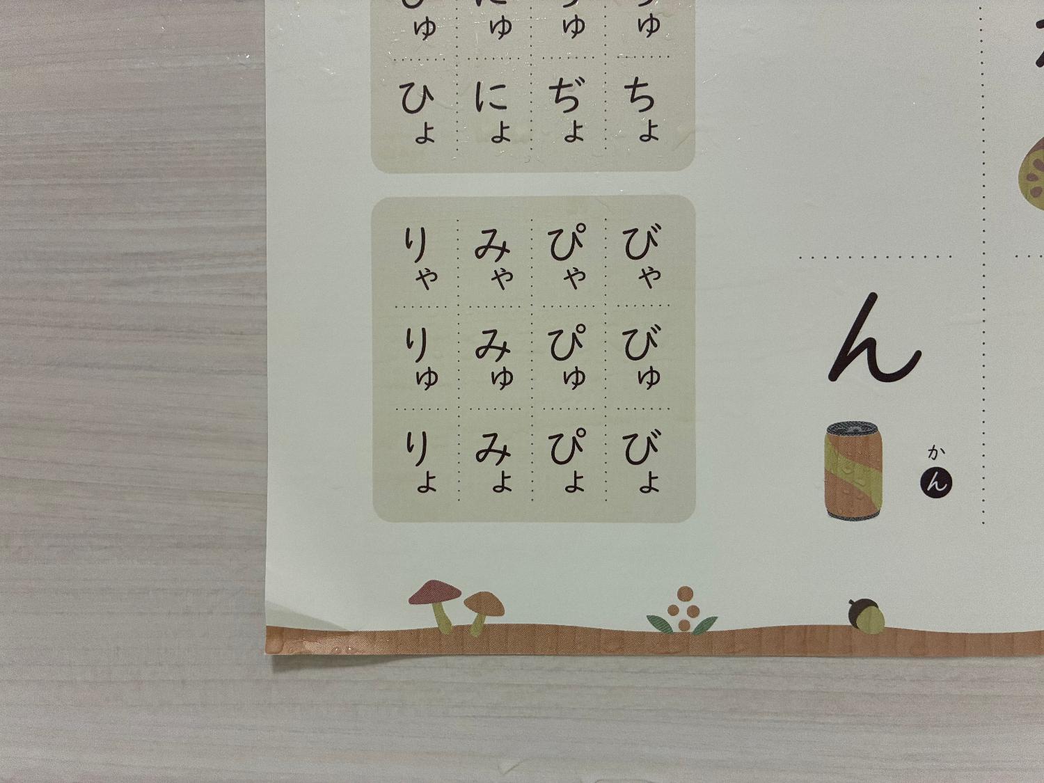 お風呂ポスター あいうえお表 知育ポスター レビュー画像4