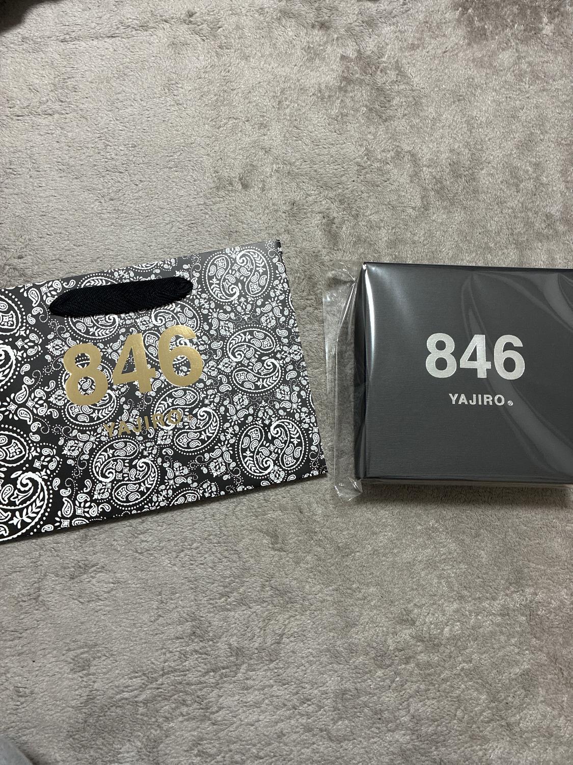 846 YAJIRO ブラックポーチ ボックス付き ヤジロ yajiro 846