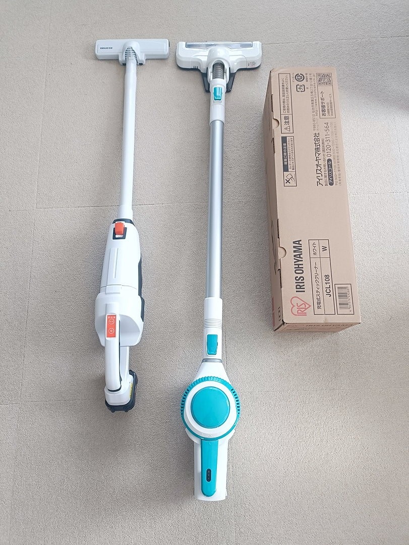 IRIS OHYAMA 充電式スティッククリーナー JCL108 ホワイト未開封 新品