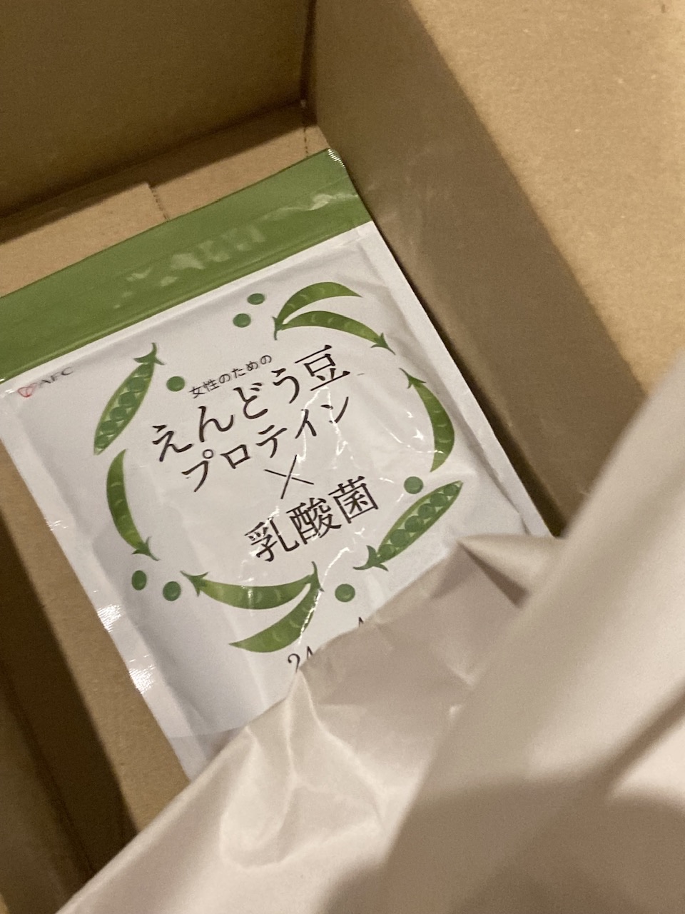 プロテイン 女性のためのえんどう豆プロテイン×乳酸菌 270g ココア味