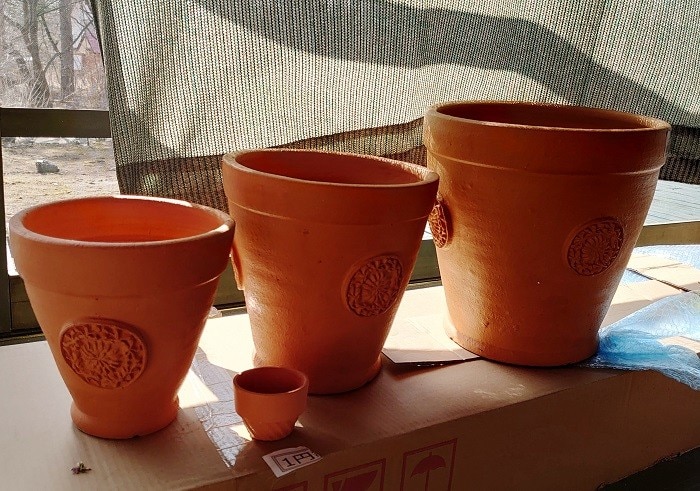 まとめ買い 植木鉢 おしゃれ テラコッタ 9 3点セット Afccmn Org