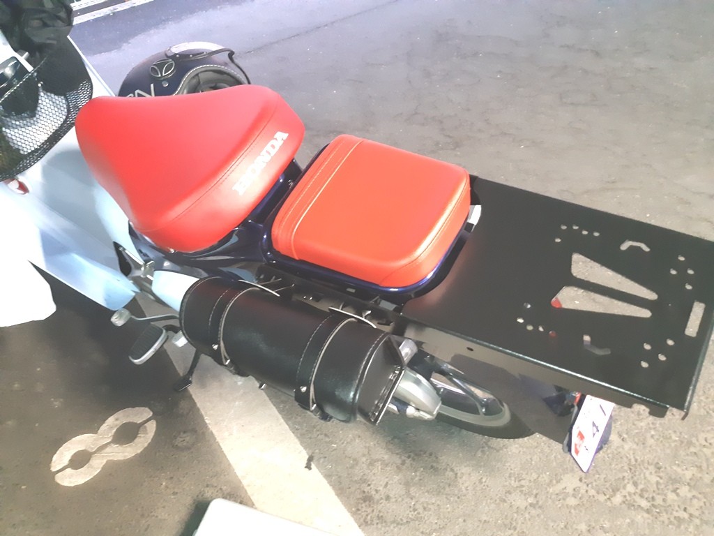 返品交換不可】 R-SPACE リアキャリア スーパーカブC125用 最大積載量15kg 各社トップケース対応 HONDA JA48 SUPER  CUB