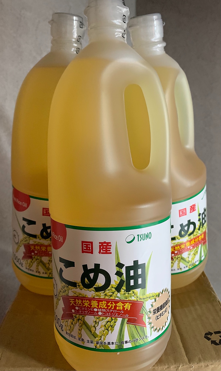 こめ油 米油 500g×12本 国産 築野食品 TSUNO オリザノール 天然栄養成分含有