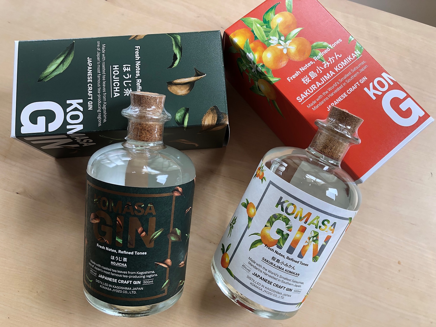 小正　ジン　ほうじ茶　500㎖4本 Amazon.co.jp: 小正醸造 KOMASAGIN-ほうじ茶 [ ジン 500ml