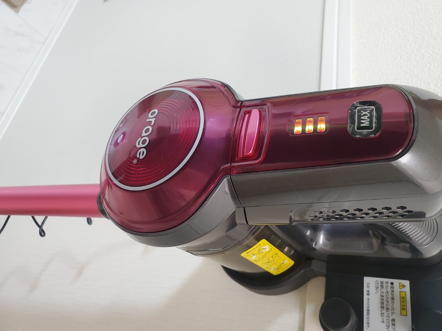 #OrageC33 #コードレス掃除機 #掃除機口コミ レビュー画像12