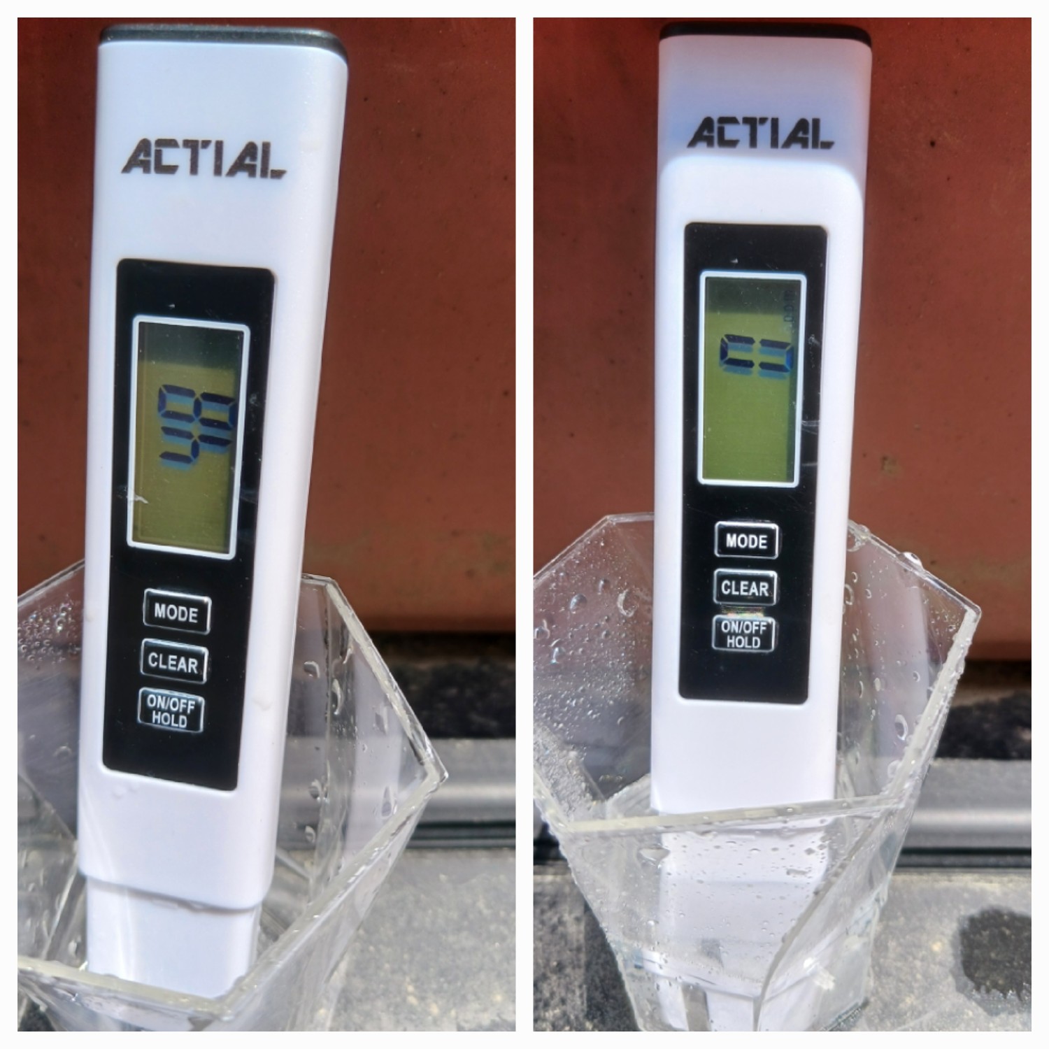 ACTIAL 純水器 切替式 原水　イオン交換樹脂 洗車 10L TDSメーター ACTIAL 純水器 原水 純水切り替え式 イオン交換樹脂 洗車 10L
