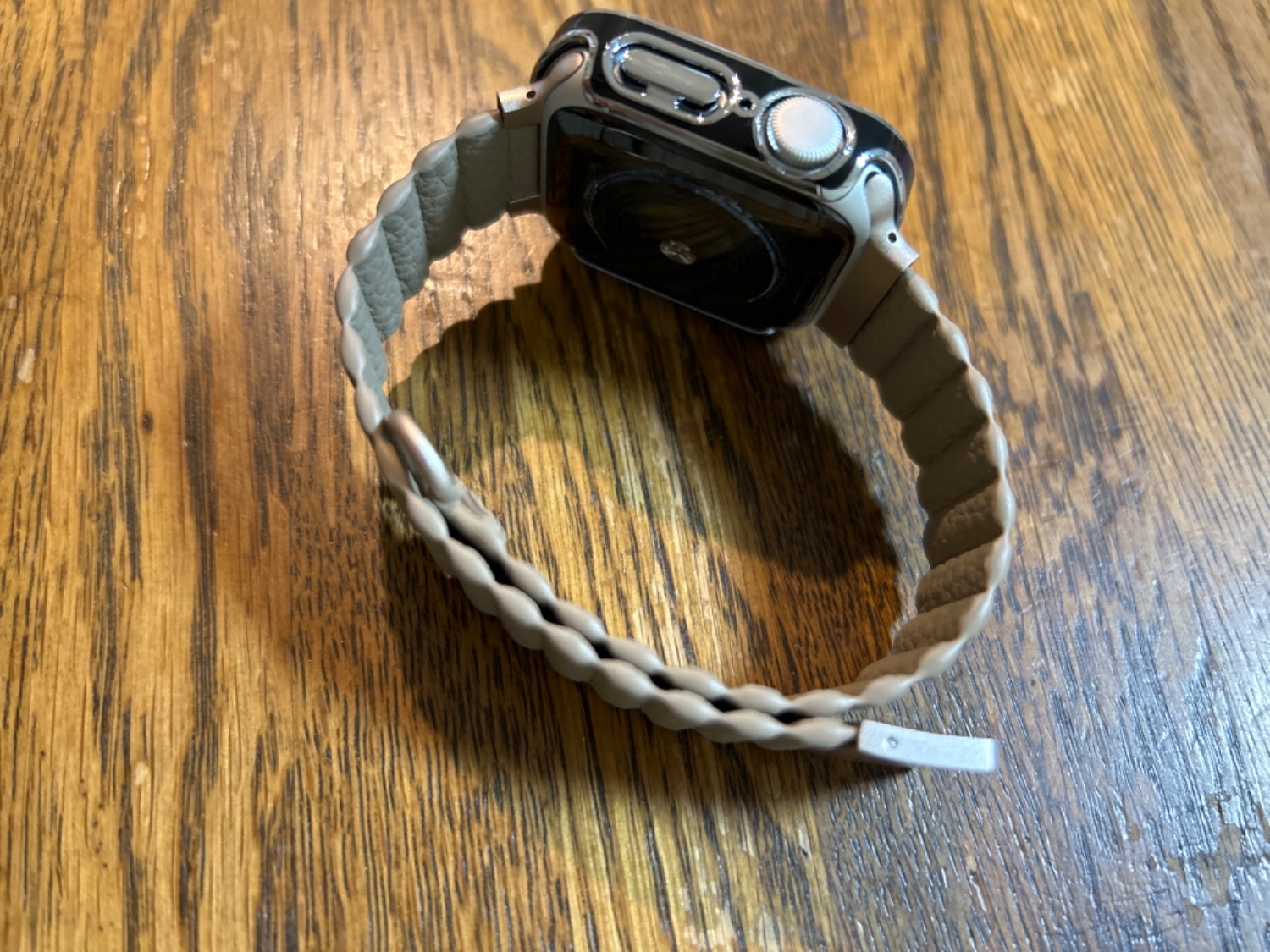 『series11 SE3 対応』 アップルウォッチ バンド Applewatch バンド レザー アップルウォッチベル アップルウォッチバンド AppleWatchバンド くすみカラー レビュー画像10